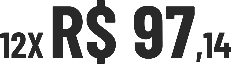 12X R$ 97,14 (1)